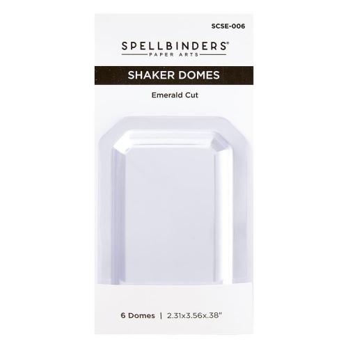 Spellbinders - Emerald Cut Shaker Dome - 6 Pack