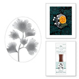 Spellbinder - Gingko Leaves 3D Wax Seal Stamp from the Woodland Tales Collection