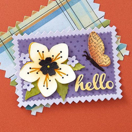 Spellbinders - Pinking Edge Birthday Add-Ons Etched Dies from the Not Your Ordinary Card Collection by Wendy Vecchi