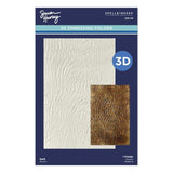 Spellbinder - Bark 3D Embossing Folder from the Timeless Trees Collection by Simon Hurley