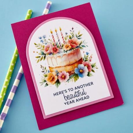 Spellbinders - Birthday Cheers Rub-Ons