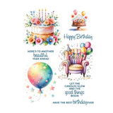 Spellbinders - Birthday Cheers Rub-Ons