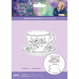 Crafter's Companion The Gilded Age Stamp & Die Teacup & Saucer (SS-TGA-STD-TSA)