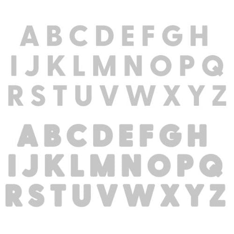 Crafter's Companion Large Stencil & Die Set Large Alphabet (CC-STEN-MD-LARAL) - Postage as per Actual