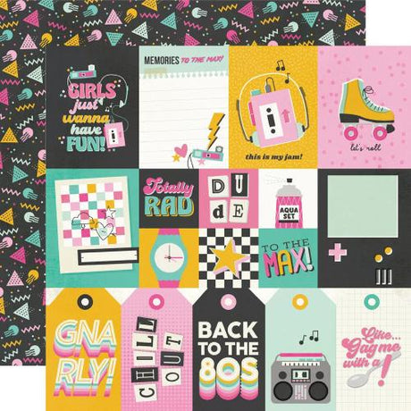 Simple Stories Totally 80's Collection Kit (26700) - Postage as per Actual