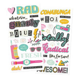Simple Stories Totally 80's Foam Stickers (26710) - Postage as per Actual