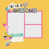 Simple Stories Totally 80's Pages Pieces (26713)