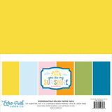 Echo Park You Are My Sunshine 12x12 Inch Coordination Solids Paper Pack (YMS482015) - Postage as per Actual