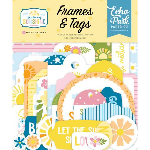 Echo Park You Are My Sunshine Frames & Tags (YMS482025)