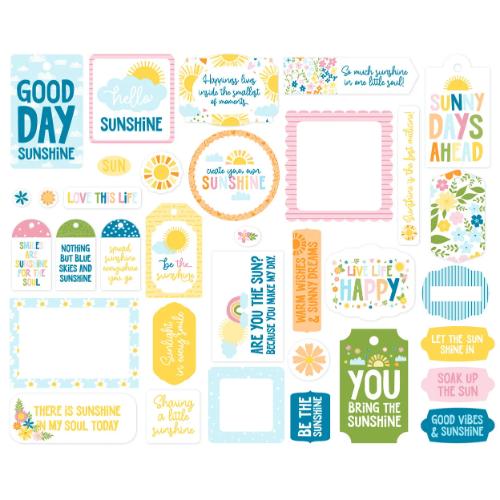 Echo Park You Are My Sunshine Frames & Tags (YMS482025)