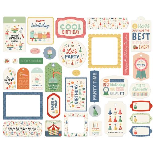 Carta Bella They Say It's Your Birthday Frames & Tags (CBYS481025)