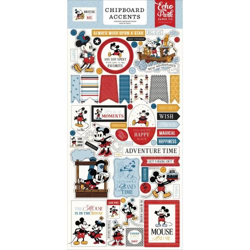 Echo Park Chipboard Accents 6"X13"-Mouse And Me - Postage as per Actual