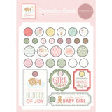 Carta Bella Little Lullabies Baby Girl Decorative Brads (CBLUG486020)