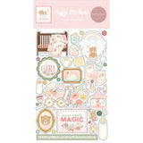 Carta Bella Little Lullabies Baby Girl Puffy Stickers (CBLUG486066) - Postage as per Actual