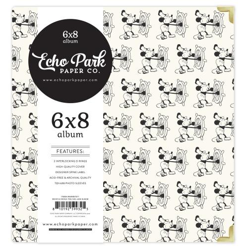Echo Park Mouse And Me 6x8 Inch Album Whistle While You Sail (MAM487071) - Postage as per Actual