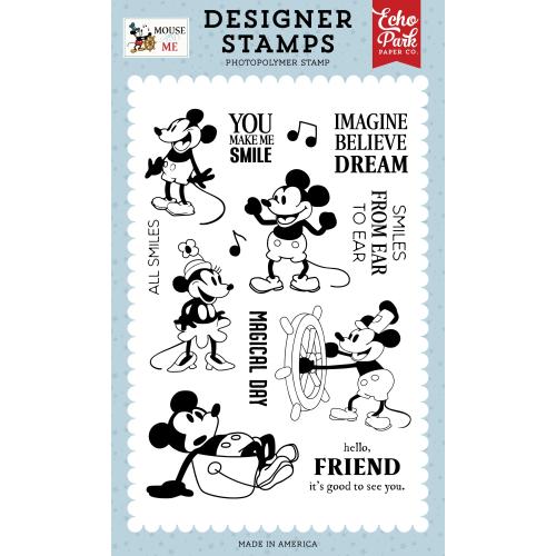 Echo Park Mouse And Me Designer Stamps Captain Mouse (MAM487047)