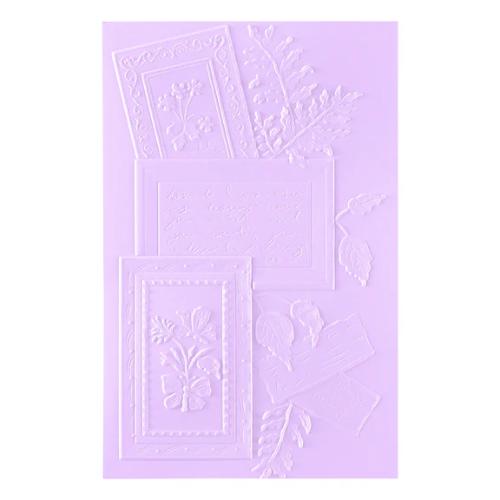 Spellbinders - Ode to a Poet 3D Embossing Folder by Susan Tierney-Cockburn