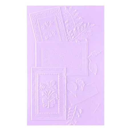 Spellbinders - Ode to a Poet 3D Embossing Folder by Susan Tierney-Cockburn