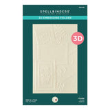 Spellbinders - Ode to a Poet 3D Embossing Folder by Susan Tierney-Cockburn