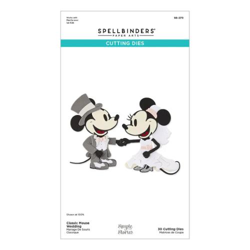 Spellbinders - Classic Mouse Wedding Die Bundle - Postage as per Actual