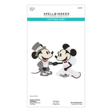 Spellbinders - Classic Mouse Wedding Die Bundle - Postage as per Actual