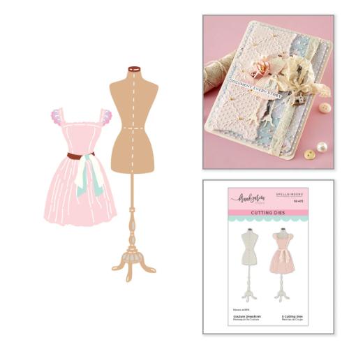 Spellbinders - Couture Dressform Etched Dies by Frank Garcia