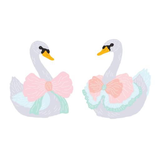 Spellbinders - Keepsake Swans Etched Dies by Frank Garcia