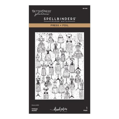 Spellbinders - Vintage Atelier Press + Foil Plate by Frank Garcia