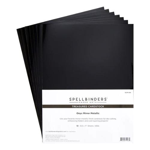 Spellbinders - Onyx Mirror Metallic Treasured Cardstock