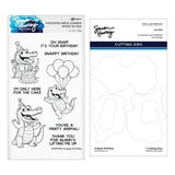 Spellbinders - Snappy Birthday Stamp & Die Bundle by Simon Hurley
