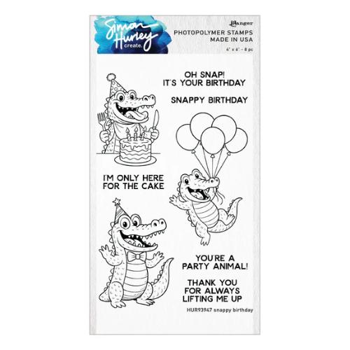 Spellbinders - Snappy Birthday Stamp & Die Bundle by Simon Hurley