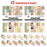 Spellbinders - Reminiscence Book 10 Patterned Cardstock by Esther Glas - Postage as per Actual