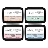 Spellbinders - Blushing Macarons BetterPress Ink Mini Set by Frank Garcia - 4 Pack