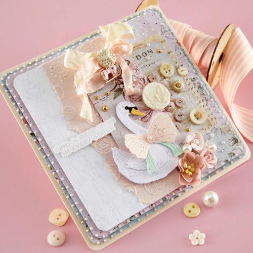 Spellbinders - Blushing Macarons BetterPress Ink Mini Set by Frank Garcia - 4 Pack
