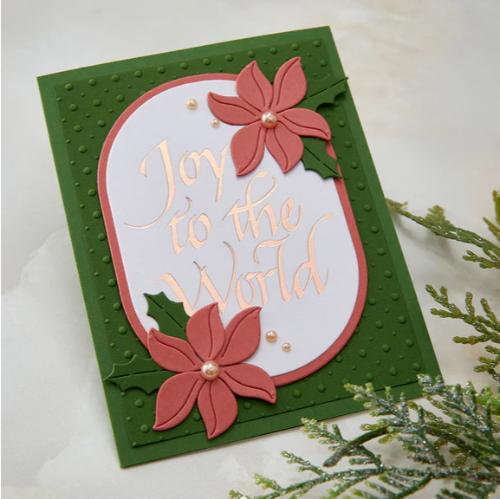 Spellbinders - Upright Italic Holiday Sentiments Press + Foil Bundle by Paul Antonio - Postage as per Actual