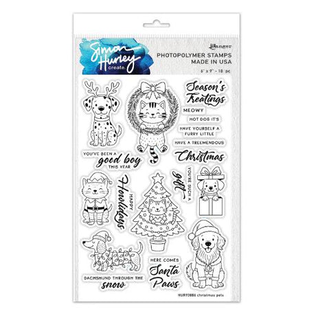 Spellbinders - Christmas Pets Stamp & Die Bundle by Simon Hurley - Postage as per Actual