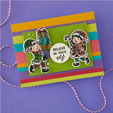 Spellbinders - Naughty or Nice Stamp & Die Bundle by Simon Hurley - Postage as per Actual