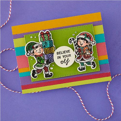 Spellbinders - Naughty or Nice Stamp & Die Bundle by Simon Hurley - Postage as per Actual