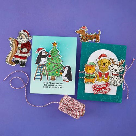 Spellbinders - Naughty or Nice Stamp & Die Bundle by Simon Hurley - Postage as per Actual