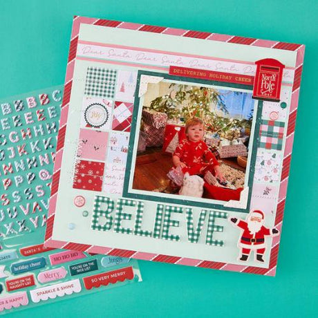 Spellbinders - Dear Santa 12" x 12" Paper Pack - Postage as per Actual