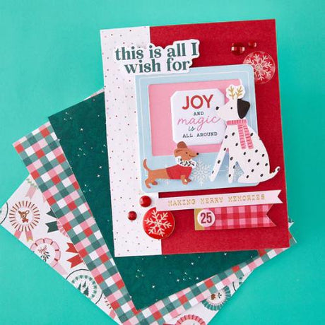 Spellbinders - Dear Santa 12" x 12" Paper Pack - Postage as per Actual