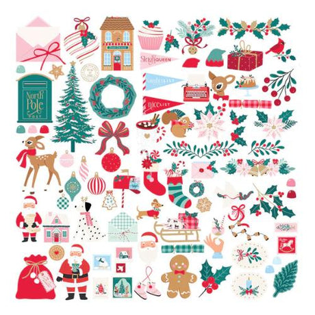 Spellbinders - Dear Santa Die Cut Ephemera
