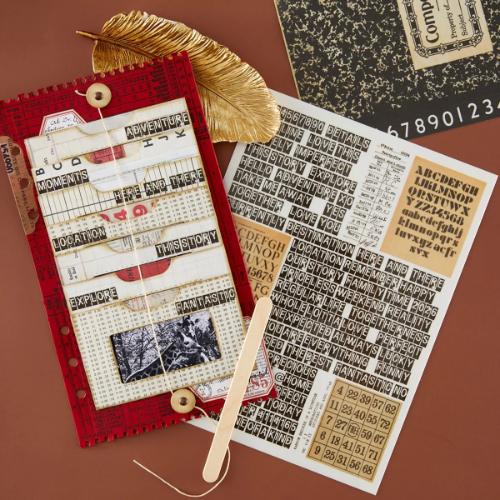 Spellbinders - Noted Details Rub-ons by Esther Glas