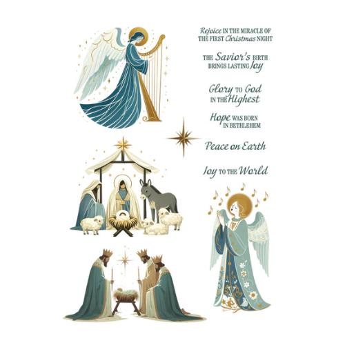 Spellbinders - First Christmas Night Rub-Ons