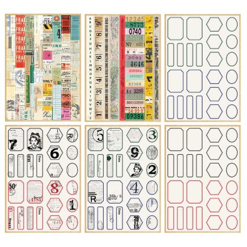 Spellbinders - Book 10 Borders & Labels Stickers by Esther Glas