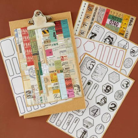 Spellbinders - Book 10 Borders & Labels Stickers by Esther Glas