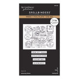 Spellbinders - Delivering Wishes Press Plate & Die Set - BetterPress Society June 2026