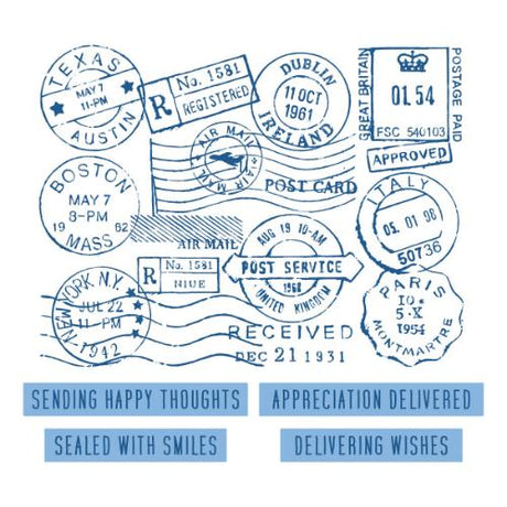 Spellbinders - Delivering Wishes Press Plate & Die Set - BetterPress Society June 2026