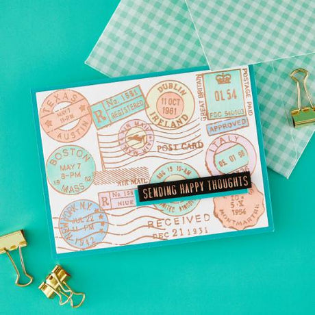 Spellbinders - Delivering Wishes Press Plate & Die Set - BetterPress Society June 2026