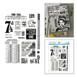 Spellbinders Keepsake Numbers Clear Stamp Set by Esther Glas